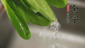 燒一鍋開水，滴一點(diǎn)油，水開后汆燙青菜至斷生即可。